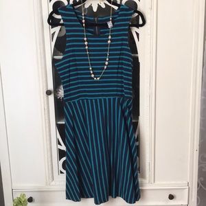 Zip back dress